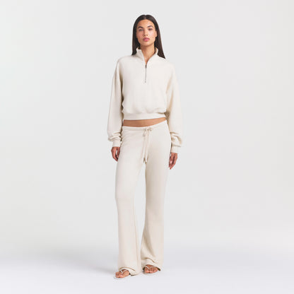 DRAPEY FRENCH TERRY STRAIGHT LEG PANT | BUFF