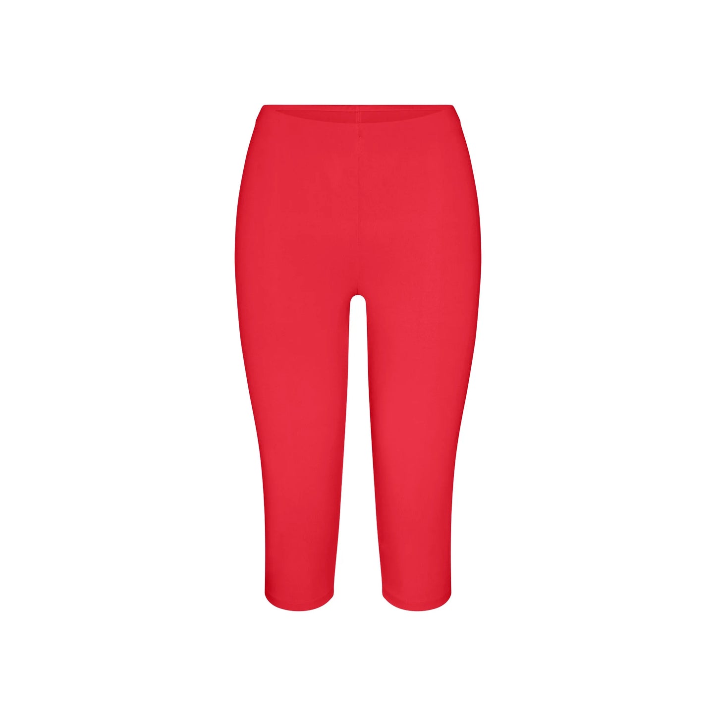 SMOOTH LAYERS HIGH-WAISTED CAPRI | CARMINE