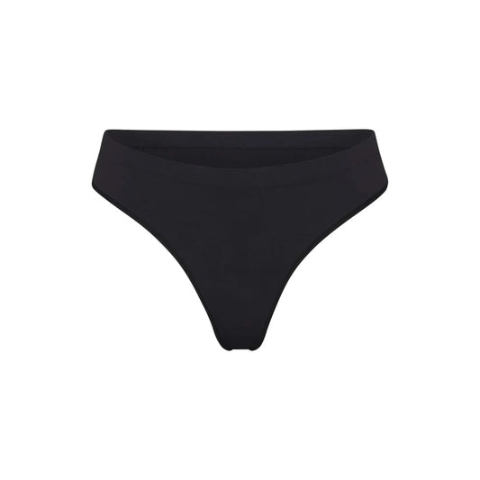 SOFT SMOOTHING SEAMLESS THONG | ONYX