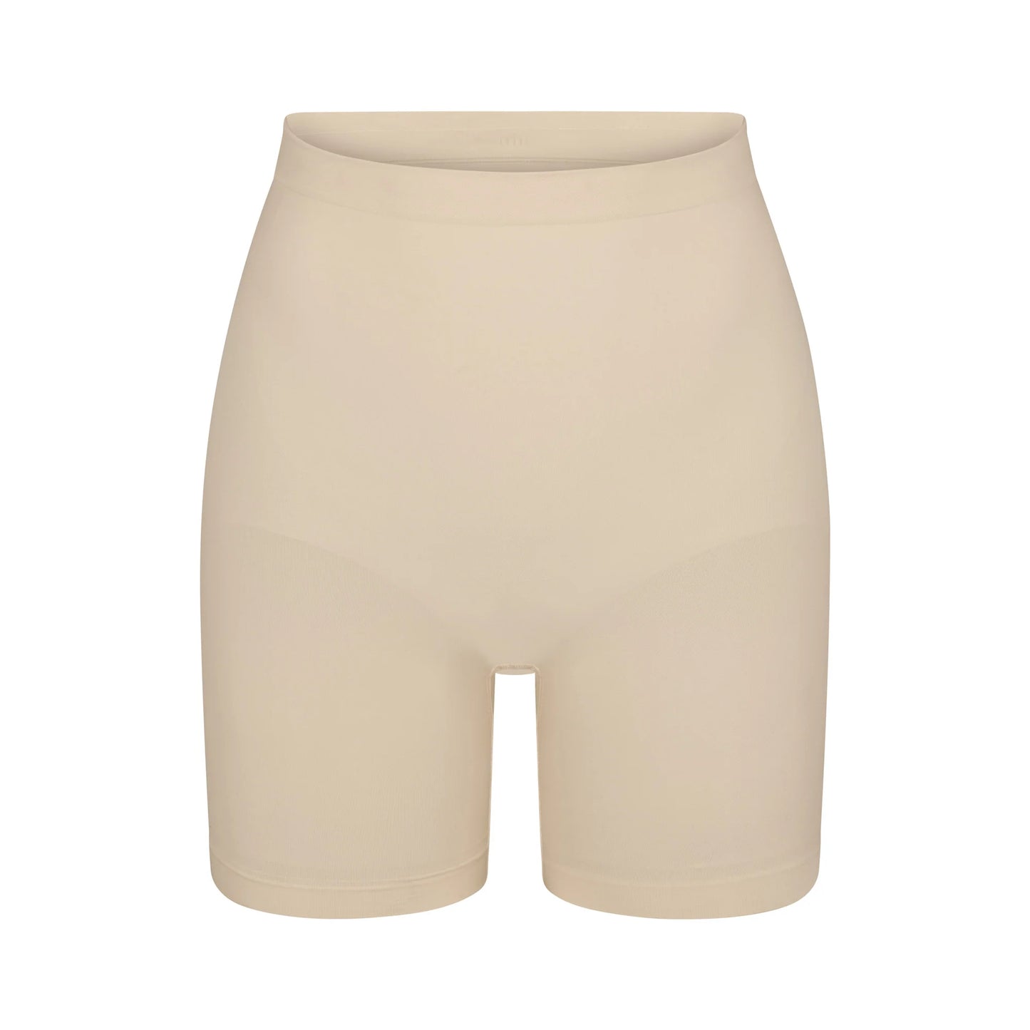 SEAMLESS SCULPT MID THIGH SHORT | SAND