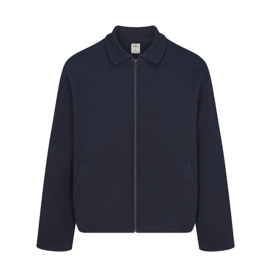 HEAVYWEIGHT FLEECE MENS SHERPA-LINED ZIP UP JACKET | NAVY