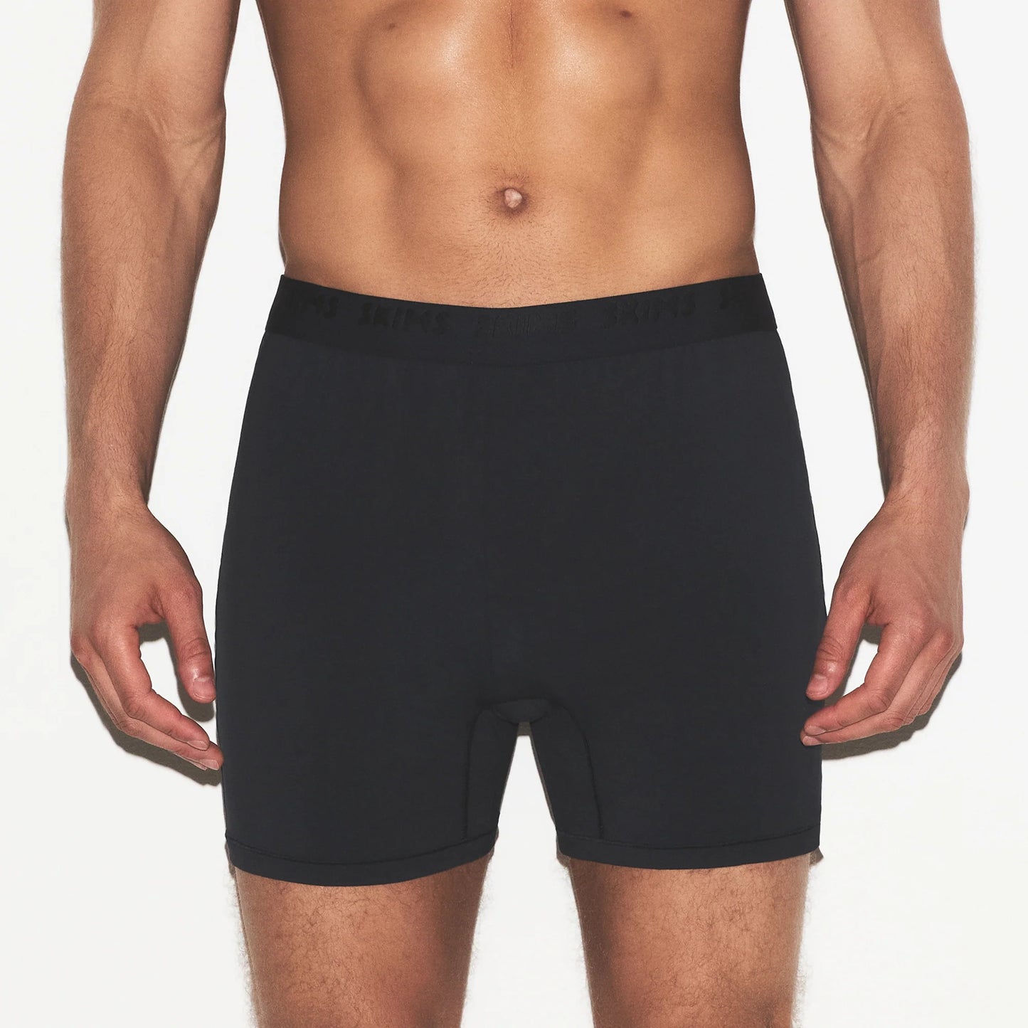 SKIMS STRETCH MENS KNIT BOXER 3-PACK | GUNMETAL MULTI