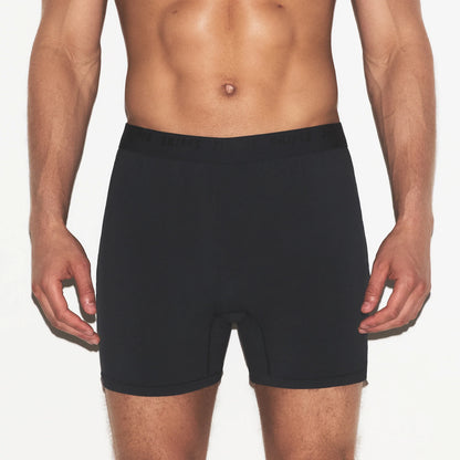 SKIMS STRETCH MENS KNIT BOXER 3-PACK | GUNMETAL MULTI
