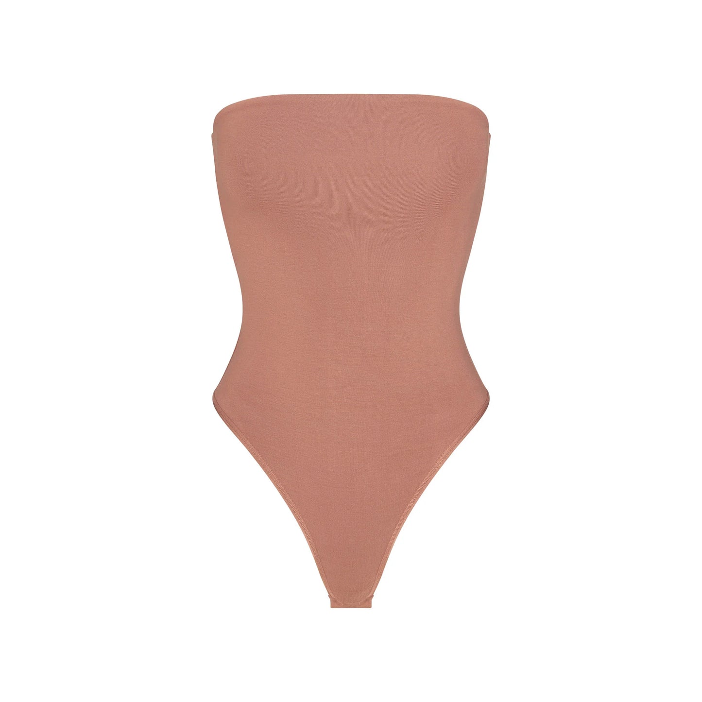SMOOTH LAYERS STRAPLESS BODYSUIT | NUTMEG