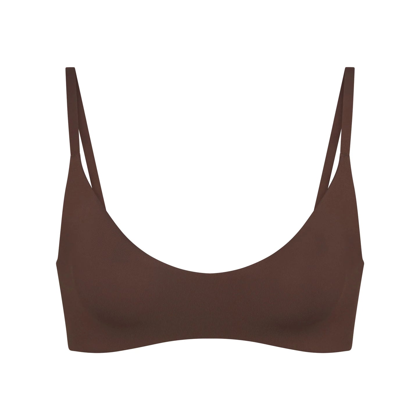 NikeSKIMS MATTE MICRO SCOOP BRA | DARK SEPIA