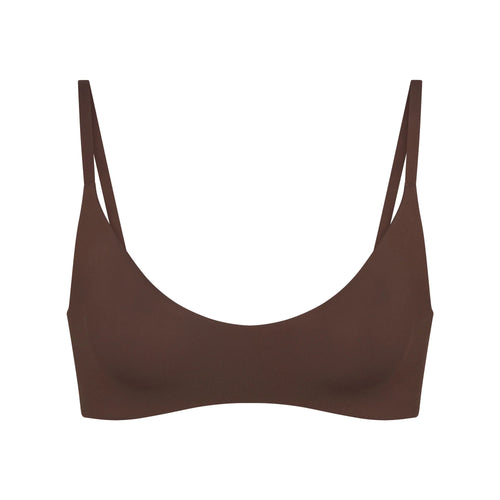 NikeSKIMS MATTE MICRO SCOOP BRA | DARK SEPIA