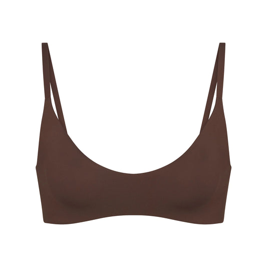 NikeSKIMS MATTE MICRO SCOOP BRA | DARK SEPIA