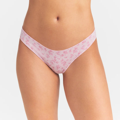LIGHTWEIGHT COTTON THONG 10-PACK | DAINTY FLORAL MULTI