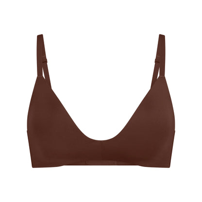 WIRELESS FORM T-SHIRT DEMI BRA | COCOA