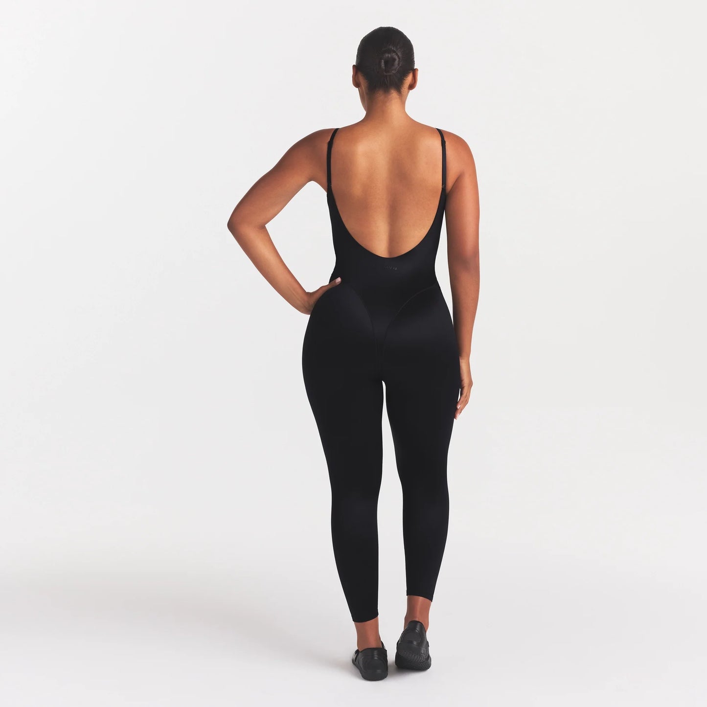 NikeSKIMS SATIN SHINE CAMI 26" ONE PIECE | OBSIDIAN