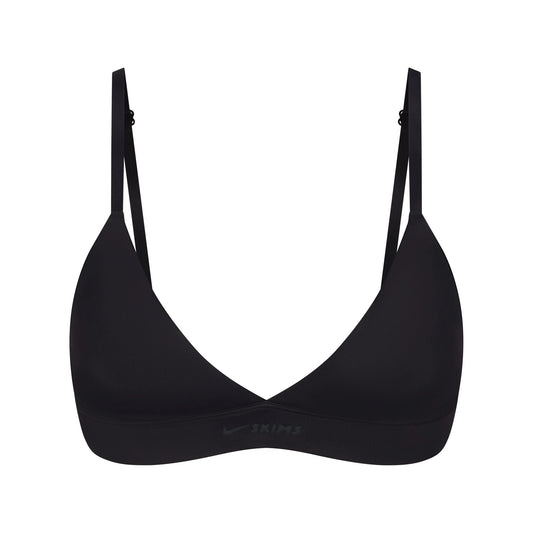 NikeSKIMS SHINE TRIANGLE BRA | OBSIDIAN