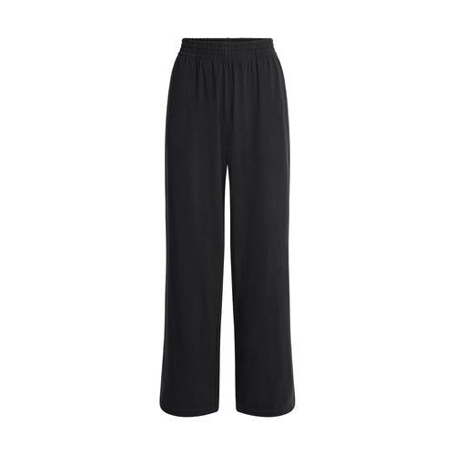 COTTON JERSEY WIDE LEG PANT | SOOT