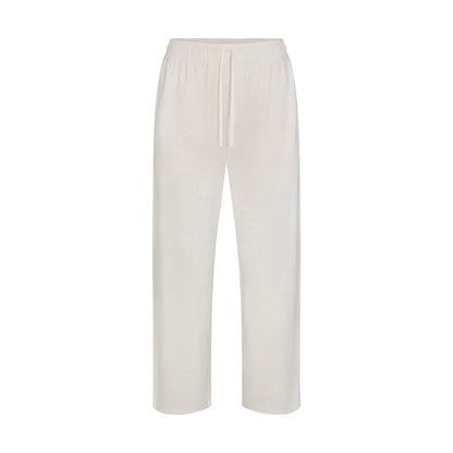 JERSEY LOUNGE MENS RELAXED STRAIGHT LEG PANT | CHALK HEATHER