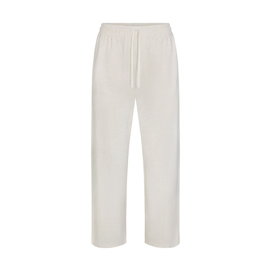 JERSEY LOUNGE MENS RELAXED STRAIGHT LEG PANT | CHALK HEATHER
