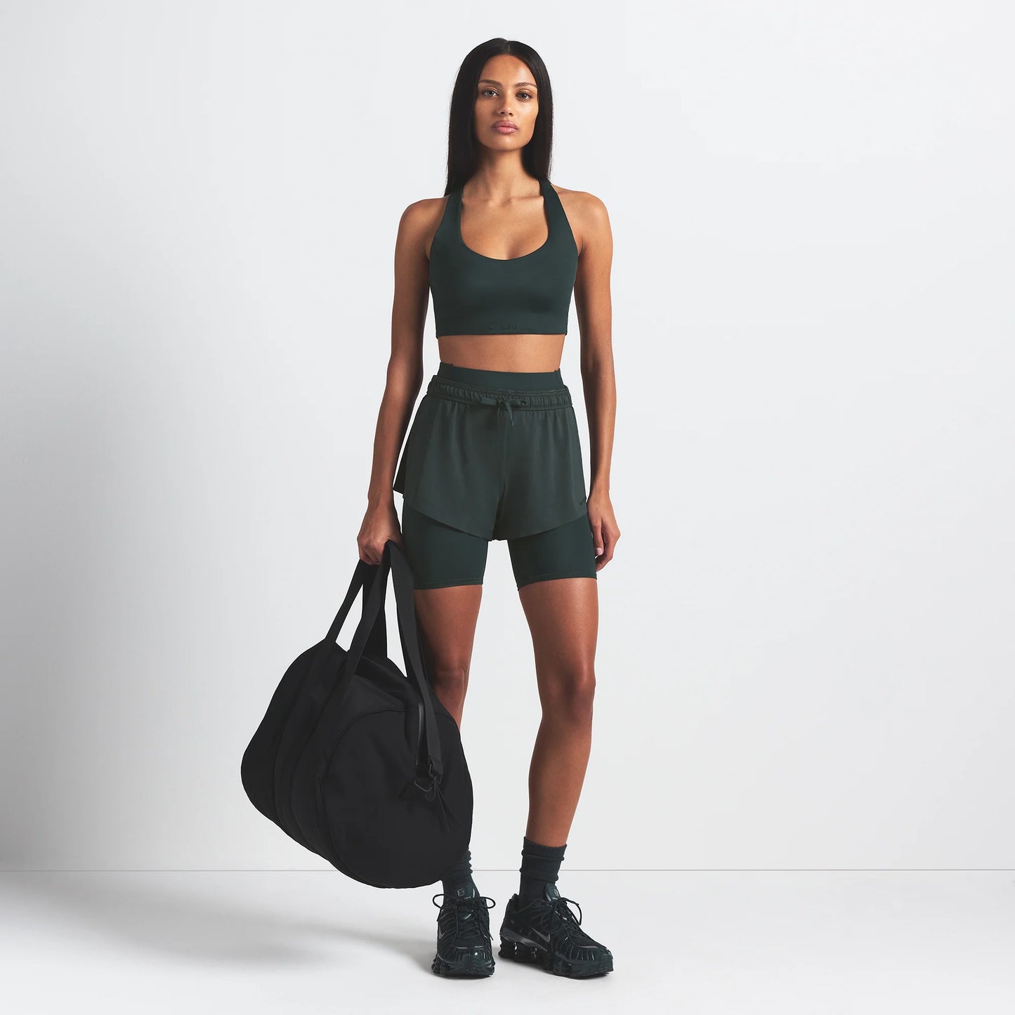 NikeSKIMS SHINE RACERBACK BRA | DARK TEAL