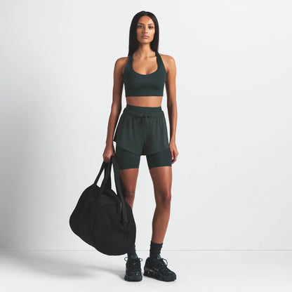 NikeSKIMS SHINE RACERBACK BRA | DARK TEAL