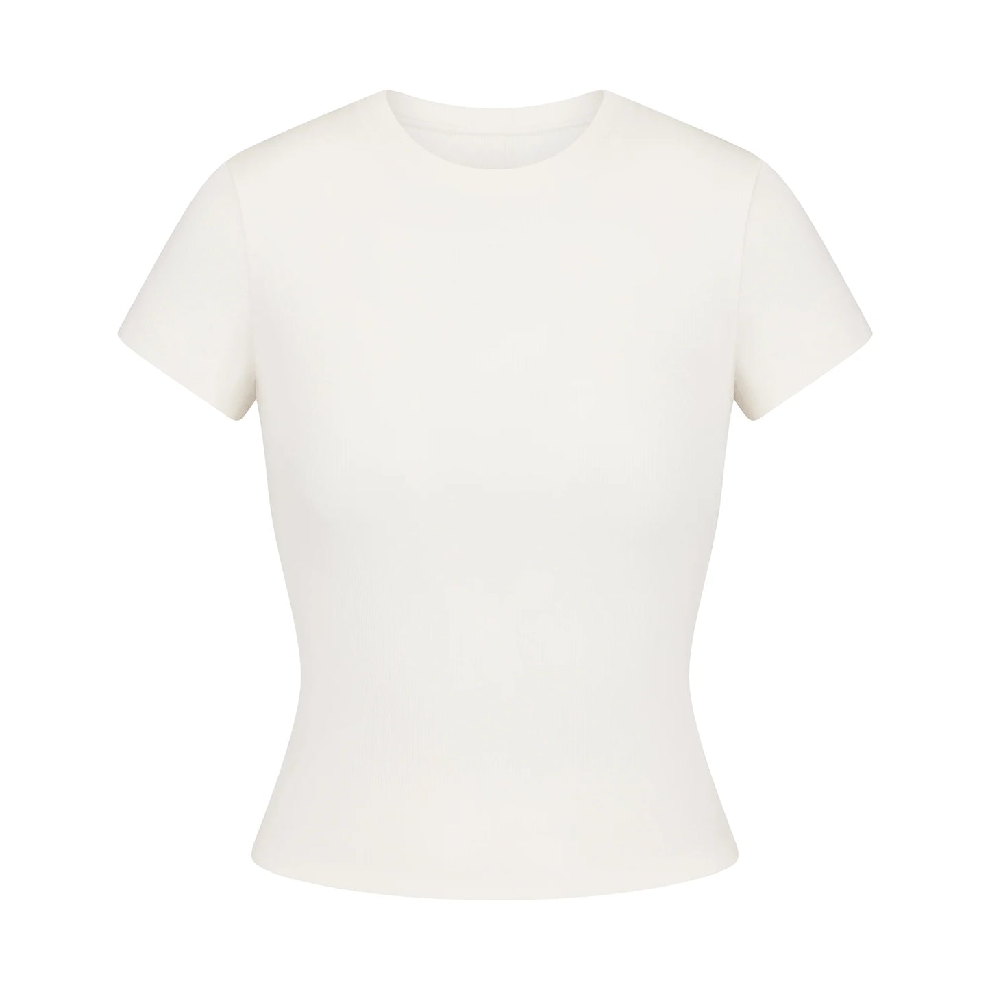 COTTON RIB T-SHIRT | MARBLE