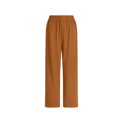 COTTON JERSEY WIDE LEG PANT | CHAI