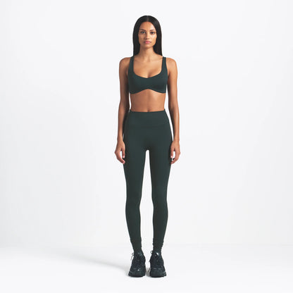 NikeSKIMS MATTE SHAPING SCOOP BRA | DARK TEAL