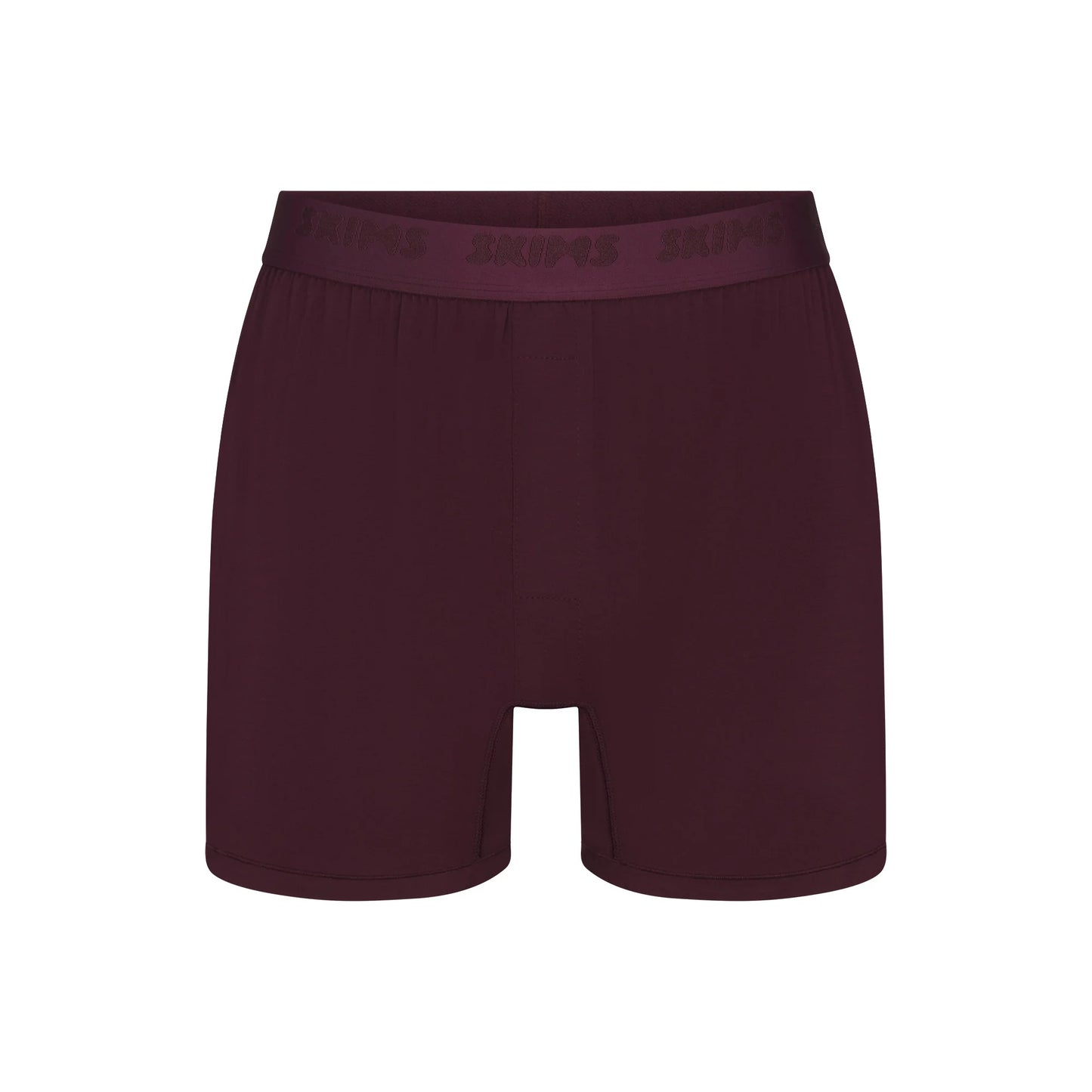 SKIMS STRETCH MENS KNIT BOXER | CURRANT