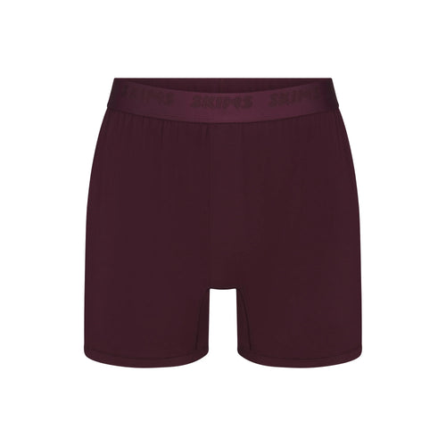 SKIMS STRETCH MENS KNIT BOXER | CURRANT