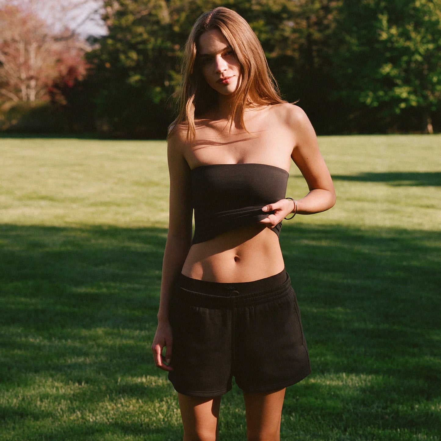 COTTON JERSEY TUBE TOP | SOOT