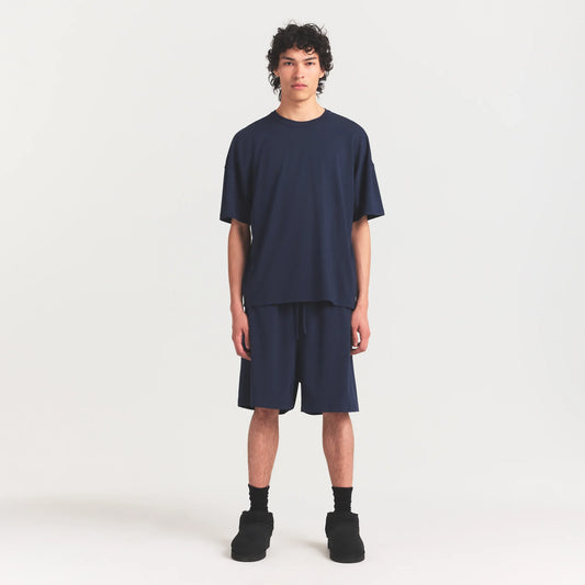 JERSEY LOUNGE MENS OVERSIZED T-SHIRT | NAVY