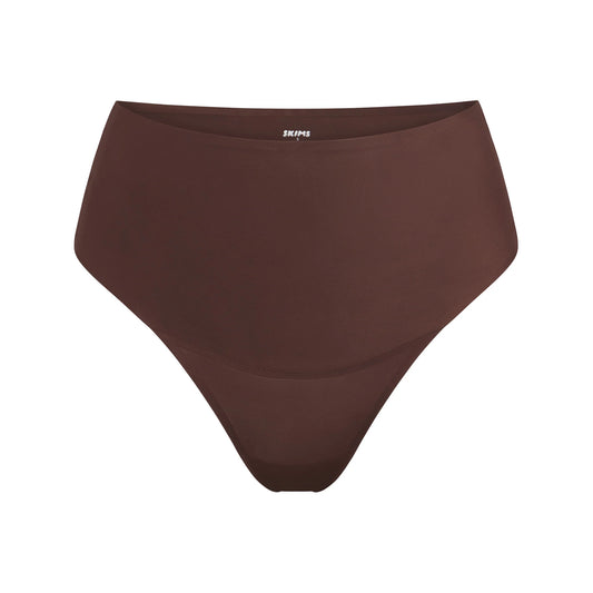 SMOOTHING INTIMATES HIGH-WAISTED THONG | COCOA