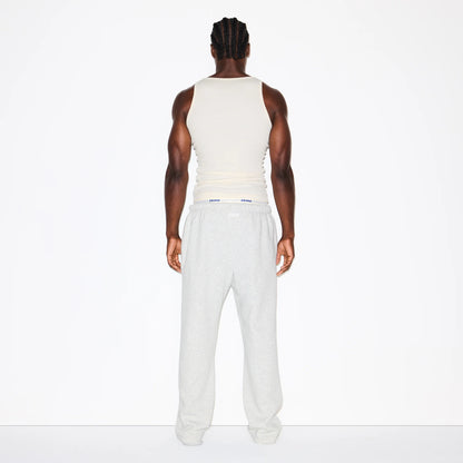 FLEECE LOUNGE MENS CLASSIC STRAIGHT LEG PANT | LIGHT HEATHER GREY