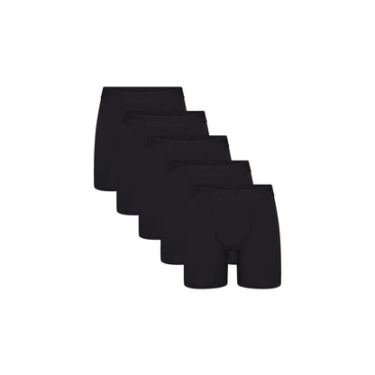 SKIMS STRETCH MENS 5" BOXER BRIEF 5-PACK | OBSIDIAN