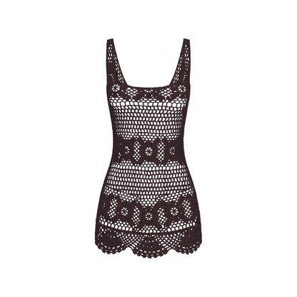 SWIM COVER-UPS CROCHET MINI TANK DRESS | PHOENIX