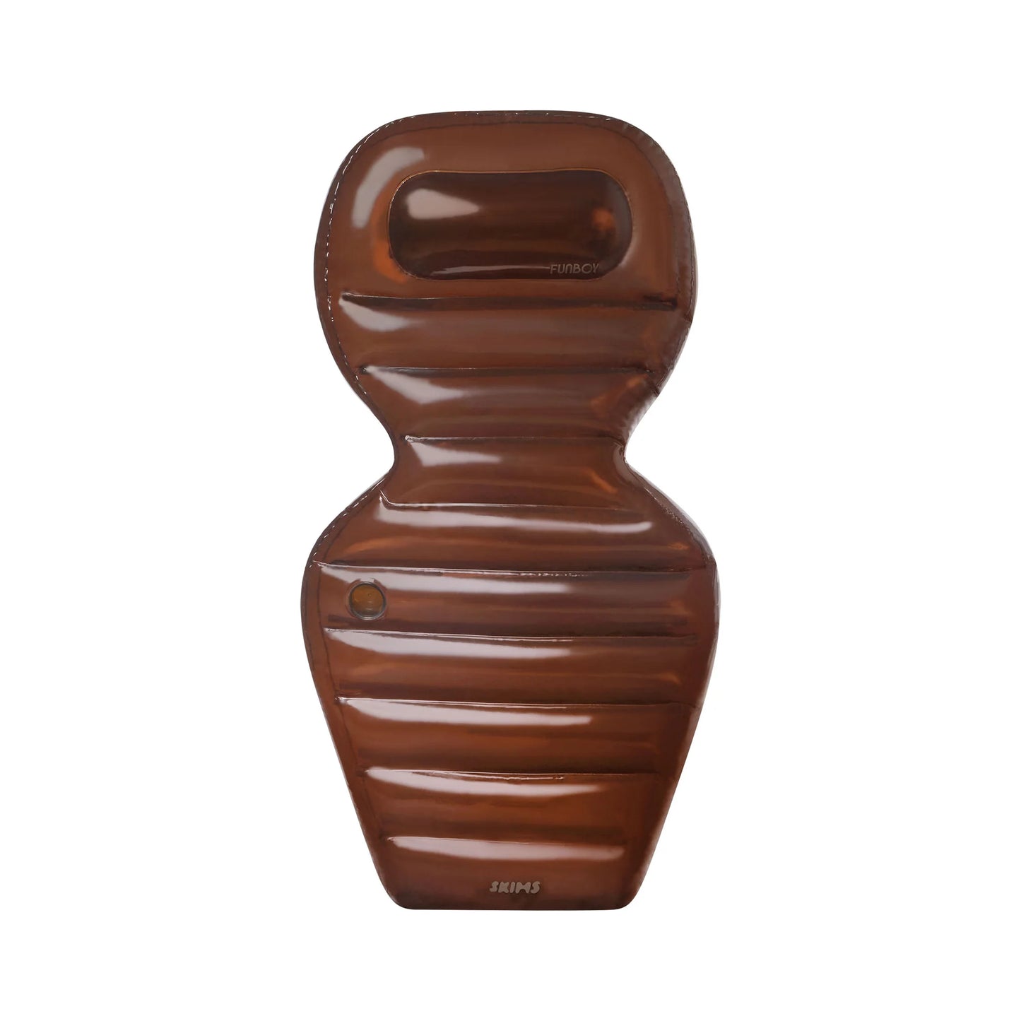 FUNBOY X SKIMS BODY LOUNGER POOL FLOAT | COCOA