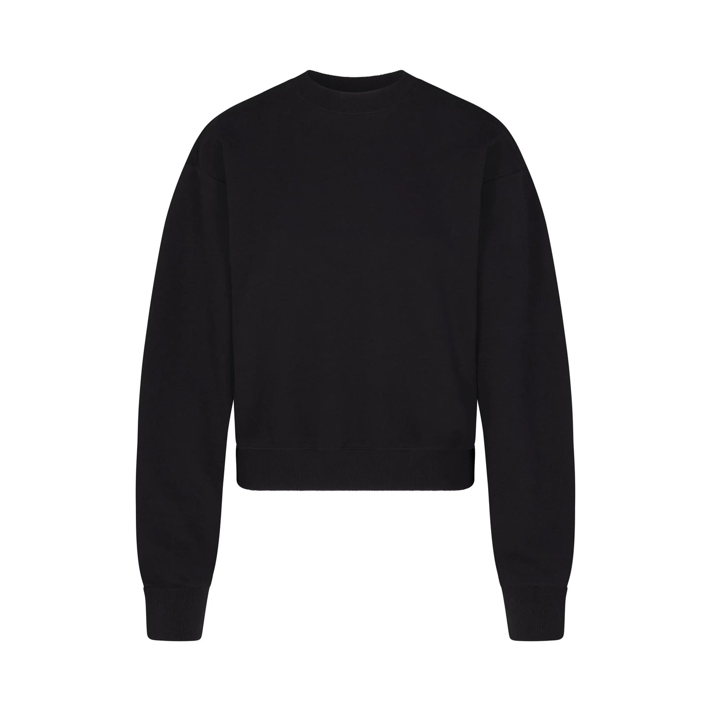 COTTON FLEECE CLASSIC CREWNECK | ONYX