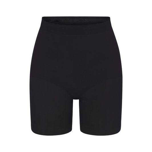SEAMLESS SCULPT MID THIGH SHORT | ONYX