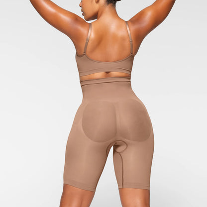 SEAMLESS SCULPT HIGH-WAISTED ABOVE THE KNEE SHORT | SIENNA