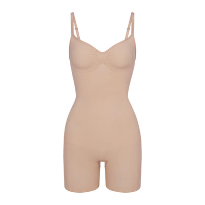 SEAMLESS SCULPT MID THIGH BODYSUIT | MICA