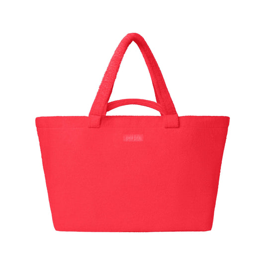 TERRY JUMBO TOTE | CARMINE