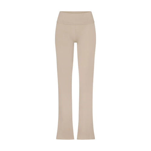 COTTON JERSEY FOLDOVER PANT | STONE