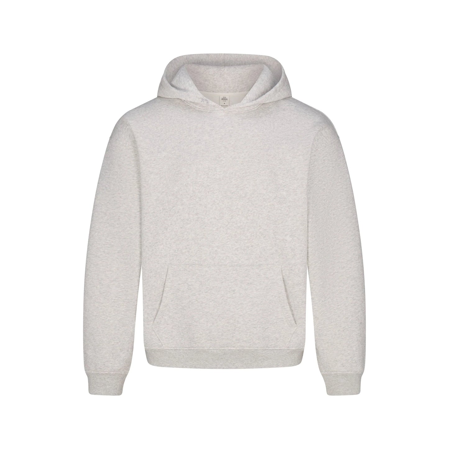 FLEECE LOUNGE MENS RELAXED HOODIE | LIGHT HEATHER GREY