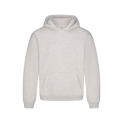 FLEECE LOUNGE MENS RELAXED HOODIE | LIGHT HEATHER GREY