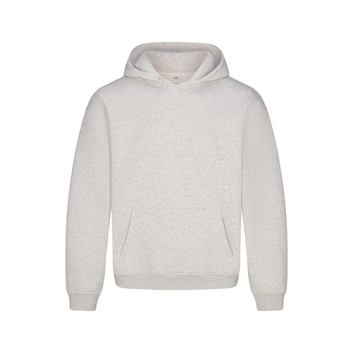 FLEECE LOUNGE MENS RELAXED HOODIE | LIGHT HEATHER GREY