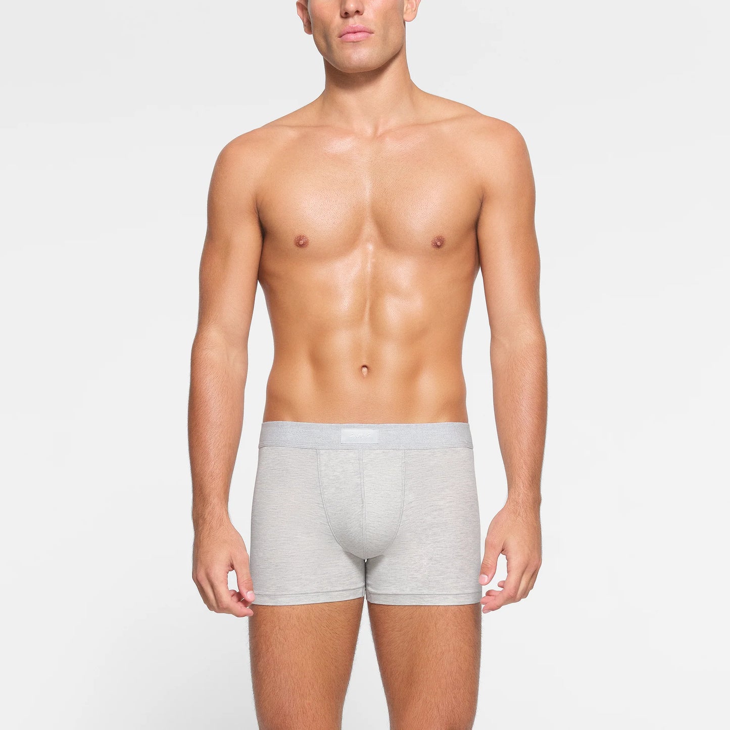 SKIMS COTTON MENS 3" BOXER BRIEF 3-PACK | HEATHER MULTI