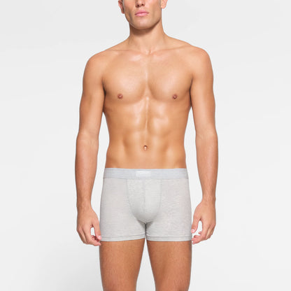 SKIMS COTTON MENS 3" BOXER BRIEF 3-PACK | HEATHER MULTI