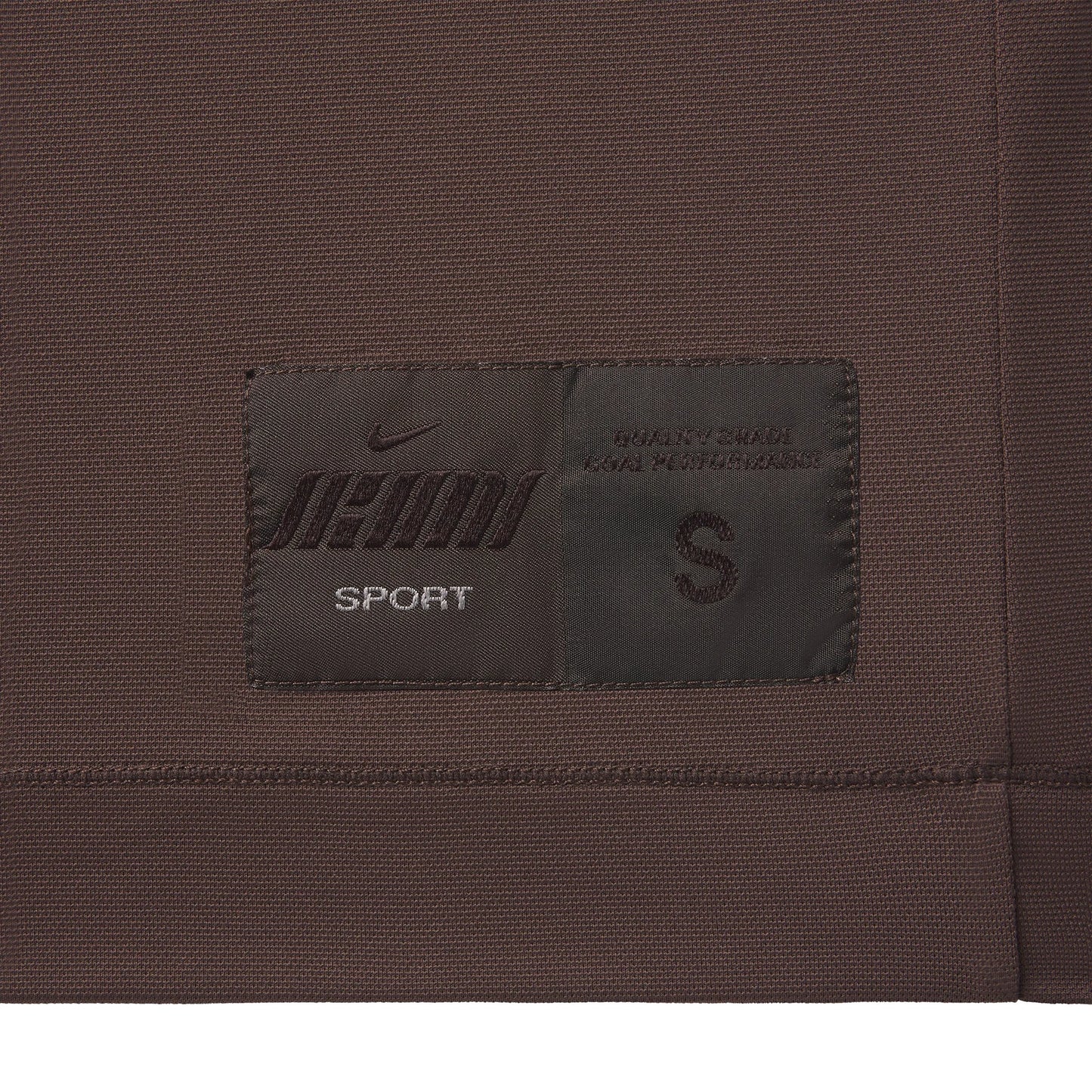 NikeSKIMS AIRY V-NECK OVERSIZED TOP | DARK SEPIA