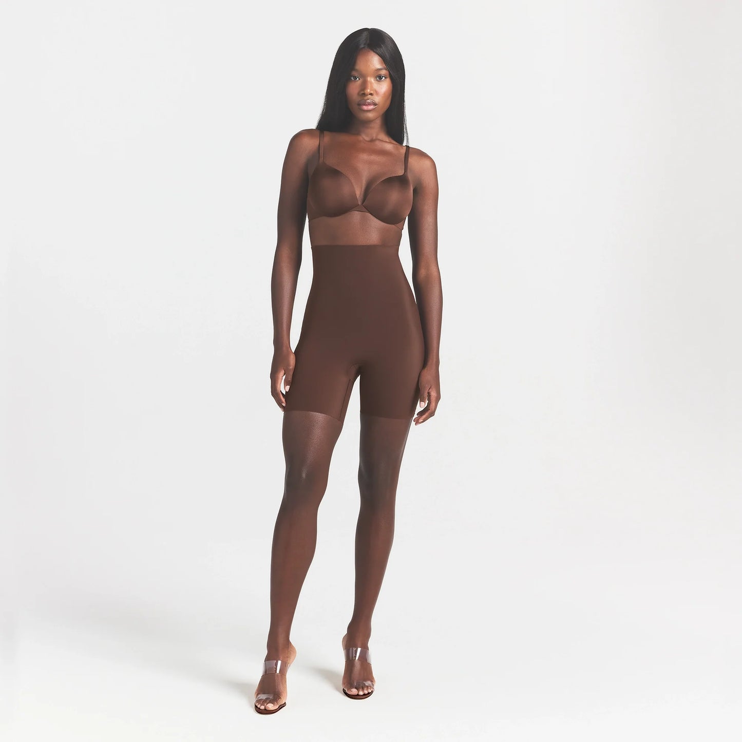 COOL SHAPEWEAR HIGH-WAISTED SHORT | COCOA
