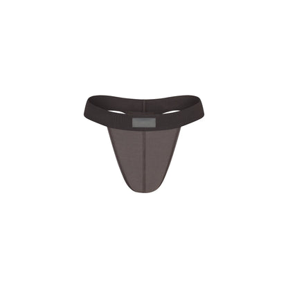 SKIMS COTTON MENS THONG | WASHED GUNMETAL