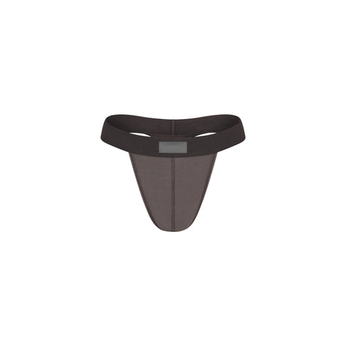 SKIMS COTTON MENS THONG | WASHED GUNMETAL