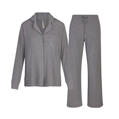 SOFT LOUNGE SLEEP SET | HEATHER GREY