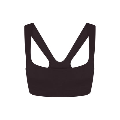 NikeSKIMS STUDIO STRETCH RACERBACK BRA | DARK ROAST