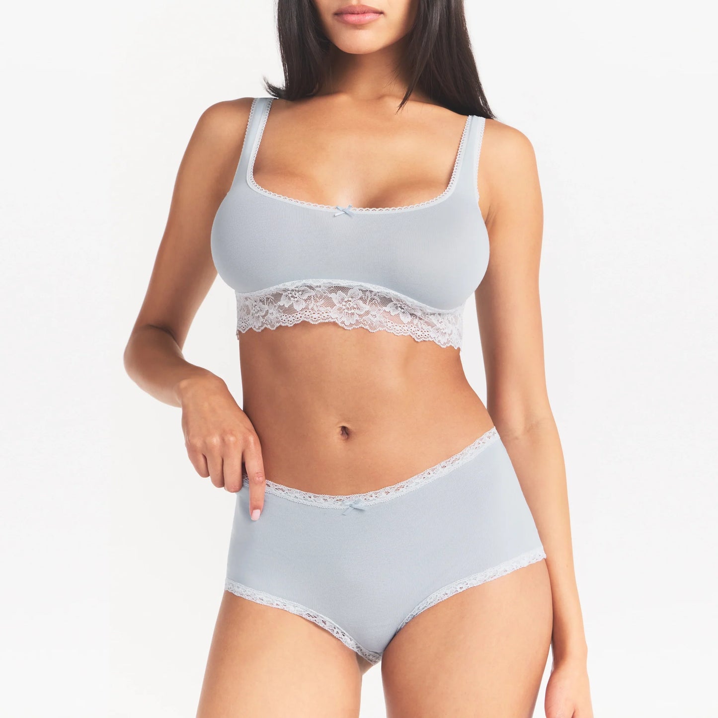 LIGHTWEIGHT COTTON LACE BOY SHORT | AIRSPACE